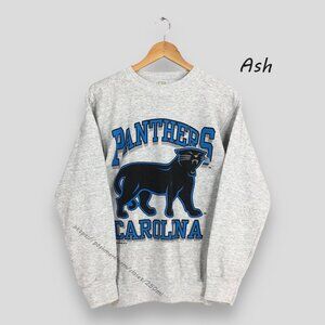Vintage 90s Carolina Panthers NFL Sweatshirt Carolina Panthers Ash